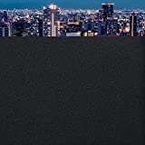 VILMA Blackout Window Film Privacy Sun Blocking Window Cover House Darkening Window Tint for Home Static Cling Black Window Coverings Total Light Blocking 17.5 x 78.7 Inches