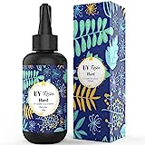 UV Resin - 100g Crystal Clear Hard Type Glue Ultraviolet Curing Epoxy Resin for DIY Jewelry Making, Craft Decoration, Transparent Solar Cure Sunlight Activated Resin for Resin Mold, Casting & Coating