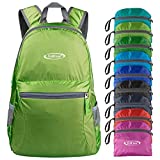 G4Free Ultra Lightweight Packable Backpack Hiking Daypack,Handy Foldable Camping Outdoor Backpack(Green)