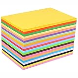 Bocotous Size A4 Colored Printer Paper Copy Paper Craft Projects Colored Cardstock Colorful Paper for DIY Art Paper Crafting Pack of 100