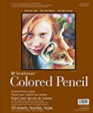 Strathmore 400 Series Colored Pencil Pad, 18'x24' Wire Bound, 30 Sheets