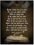 William Shakespeare Macbeth Literary Quote Print. Vintage Style. Fine Art Paper, Laminated, or Framed. Print Available in Multiple Sizes.
