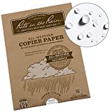 Rite In The Rain Weatherproof Laser Printer Paper, 8 1/2' x 11', 20# White, 50 Sheet Pack (No. 8511-50)