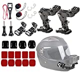 WLPREOE 2 Pack Motorcycle Riding Helmet Chin Mount Accessories Kit for Vlog POV for GoPro Hero 11 10 9 8 7 and Other Action Camera