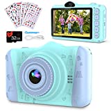 Coolwill Kids Camera for Girls & Boys, 12MP 1080P FHD Digital Camera with 3.5 inch Large Screen & 8X Digital Zoom, Children's Day Gift, Kids Selfie Camera Come with 32G TF Card
