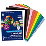Tru-Ray Construction Paper P103031, 10 Classic Colors, 9' x 12', 50 Sheets