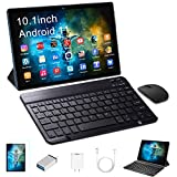 10.1' Tablet,Android 11 Tablet,S9 2in 1 Tablet with Keyboard Bundle,4+64+256GB Large Storage,GMS（Blue）