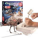 Discovery #MINDBLOWN 15 Piece Dinosaur 3D Fossil Dig Excavation Kit, T-Rex Skeleton Puzzle, Dig for Bones with Included Tools