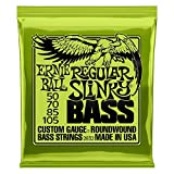 Ernie Ball Regular Slinky Nickel Wound Bass Guitar Strings, 50-105 Gauge (P02832)
