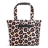 Fit + Fresh Metro Tote, 2-In-1 Laptop Bag for Women, Dual-Compartment Tote Bag with 15' Laptop Section & Insulated Cooler for Lunch, Perfect Work Bag, School Bag, Travel Purse & More, Leopard
