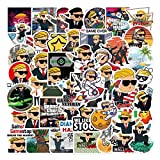 Wall Street Bet Stickers 50Pcs Break The Market Control Stocks Stickers Laptop Water Bottle Bike Skateboard Luggage Computer Snowboard for Adult (Wall Street Bet)