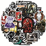 Call of Duty Stickers| 50 PCS Gaming Call of Duty Stickers Vinyl Waterproof Stickers for Teens Adults Laptop Water Bottles Skateboard Guitar Car Luggage DIY Stickers