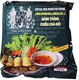 可油炸越南春卷皮 Spring Roll Rice Paper Wrapper -Special rice Paper for frying Square 16cm (3 Packs)