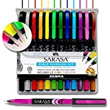 G.T. Luscombe Company, Inc. Zebra Sarasa Fineliner Bible Marking Kit | Archival Quality No Bleed Pigmented Ink | Multi-Color Needle Point Pens | Journaling, Coloring and Bible Study Pens (Set of 12)