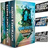 GIMP Photo Editor 2.10 Software, Guide Books, Professional Tutorial Videos - Learn the Photoshop Alternative w/ Premium Image Editing Programs and Tools (Mac & Windows)