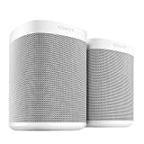 Sonos Two Room Set with All-New One - Smart Speaker with Alexa Voice Control Built-in. Compact Size with Incredible Sound for Any Room. (White)