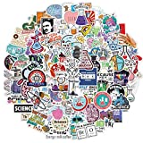 100pcs Laboratory Physics Chemistry Graffiti Stickers Science for Suitcase Skateboard Guitar Travel Case Door Decals Water Bottle Laptop Luggage Car Bike Clings Super Waterproof (Laboratory)