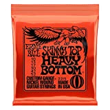 Ernie Ball Skinny Top Heavy Bottom Slinky Nickel Wound Electric Guitar Strings, 10-52 Gauge (P02215)