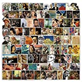 100Pcs Painting and Artist Stickers for Laptop,Water Bottles, Aesthetic Artistic Stickers for Adults Teens,Waterproof Vinyl Decals