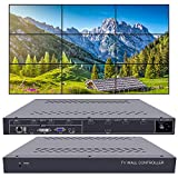 iseevy 9 Channel Video Wall Controller 3x3 2x4 4x2 HDMI DVI VGA USB Video Processor with RS232 Control for 9 TV Splicing