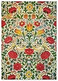 William Morris Poster “ rose ” 16.53inch×11.69inch(A3)【Made in Japan】＜fine Art Paper Print＞Print on a Thick Sheet of Paper Painting Wall Art