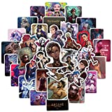 YWLQ Arcane League of Legends Stickers Gaming Stickers Laptops Vinyl Waterproof Stickers for Hydroflasks Water Bottle Stickers Laptops Motorcycle Bicycle Skateboard Luggage Decal 430