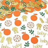 Little Cutie Baby Shower Decorations, Gender Reveal Confetti, Baby Shower Decorations for Boy Girl, Gold Table Confetti, Baby Shower Confetti, Cutie Baby Shower Decorations Nursery Decor (400pcs)