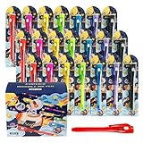 EODVICS Invisible Ink Pen, 28 Pack Spy Pen Invisible Disappearing Ink Pen with UV Light, Upgrade Exquisite Packaging Magic Pen for Secret Message, Birthday Party, and Kids Halloween Goodies Bags Toy