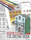 Paper Models Coloring Book: Volume 1