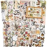 Knaid 200 Pieces Vintage Ephemera Pack Decoupage Paper Junk Journal Kit Scrapbook Planner Sticker Supplies for Art Journaling Bullet Journals Collage Craft Notebooks Album Crafter Gifts (Forest)