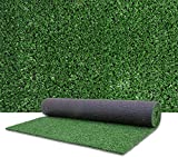 Artificial Grass Turf Lawn-4 Feet x 6 Feet, 0.4' Indoor Outdoor Rug Synthetic Grass Mat Fake Grass