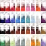 144 Pcs Bookmark Tassels for Crafts Keychain Graduation - Bookmark Tassels for Crafts, Key Chain Tassels for Jewelry Making, Mini Tassels for Graduation, Book Marks