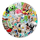 100 PCS Minecra_ft Stickers for Water Bottles, Stickers for Kids, Cute Stickers for Laptop, Phone, Stickers for Adults, Vinyl Stickers