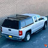 Vantech Universal Pickup Topper M1000 Ladder Rack w/ 60' Bar Steel Black