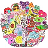 QTL VSCO Stickers for Teen Girls Cute Stickers for Hydroflask Waterproof Stickers for Tween Girls Laptop Stickers for Teen Girls Stickers Packs Gifts for Teens 50Pcs