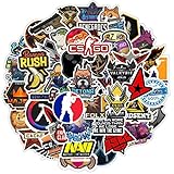 Counter-Strike:Global Offensive CSGO Sticker 50Pcs Waterproof, Removable,Cute,Beautiful, Stylish Teen Stickers, Suitable for Boys and Girls in Water Bottles, Phones, Suitcase Durable Vinyl