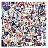 Genshin Impact Stickers[100pcs] Waterproof for Decal,Laptop Hydro Flask Water Bottle Car Cup Computer Guitar Skateboard Luggage Bike Bumper, Kid/Teen Gift(Genshin Impact Stickers)
