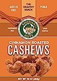 Magic Bavarian Cinnamon Roasted Cashews, 10 Oz - Sweet, Gluten-Free, Vegan Nuts, Made in the USA