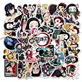 MINRAIN Demon Slayer : Kimetsu no Yaiba Anime Cartoon Laptop Stickers Waterproof Skateboard Car Snowboard Bicycle Luggage Decal 50pcs (Demon Slayer : Kimetsu no Yaiba)