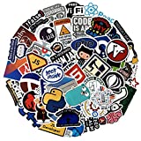 Laptop Stickers for Developer (50PCS)- Programming Stickers of Front-end dev,Back-end Languages Stickers for Software Developers, Engineers, Hackers (Programmer Programming Language Style)