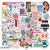 Medical Science Equipment Stickers| Doctor Nurse Stethoscope Waterproof Vinyl Stickers| Human Body Organ Anatomy Map Decals for Water Bottles Laptop Luggage Cup Computer Mobile Phone Skateboard