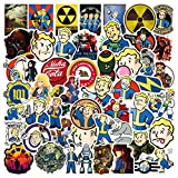 Fenliny 104 Pcs Fallout Stickers for Laptop Water Bottle Bumper Luggage Computer Skateboard Snowboard for Kids Girls Teens Boys Women Men