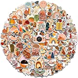 Benresive Boho Stickers for Adults Kids, 300 Pcs Water Bottle Stickers, Aesthetic Cute Stickers, Waterproof Vinyl Laptop Skateboard Phone Stickers for Teens Girls