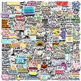 LIFEBE 250Pcs/Pack Inspirational Stickers for Water Bottles, Motivational Stickers for Teens, Students, Teachers, Employees, Vinyl Waterproof Durable Laptop Sticker Decals for Computer