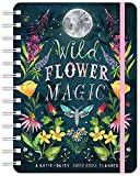 Katie Daisy 2022-2023 Weekly Planner: Wild Flower Magic | On-the-Go 17-Month Calendar (Aug 2022 - Dec 2023) | Compact 5' x 7' | Flexible Cover, Wire-O Binding, Elastic Closure, Inner Pocket