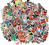 CHNLML Cool Sticker 105pcs Random Music Film Vinyl Skateboard Guitar Travel Case Sticker Door Laptop Luggage Car Bike Bicycle Stickers ( Random Pack) (105P)