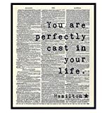 Hamilton Quote - Hamilton Musical Merchandise - Motivational Inspirational Poster Print - Gift for American History, Lin-Manuel Miranda Fans - Broadway Play Wall Art Decor Room Decoration