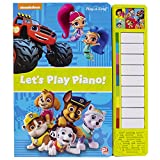 Nickelodeon PAW Patrol, Bubble Guppies, and more! - Let's Play Piano! Board Book with Built-In Keyboard Piano - PI Kids (Play-A-Song)