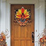 Thanksgiving decorations 3D Turkey Decor Door Hanger