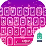 Neon Butterfly Theme&Emoji Keyboard